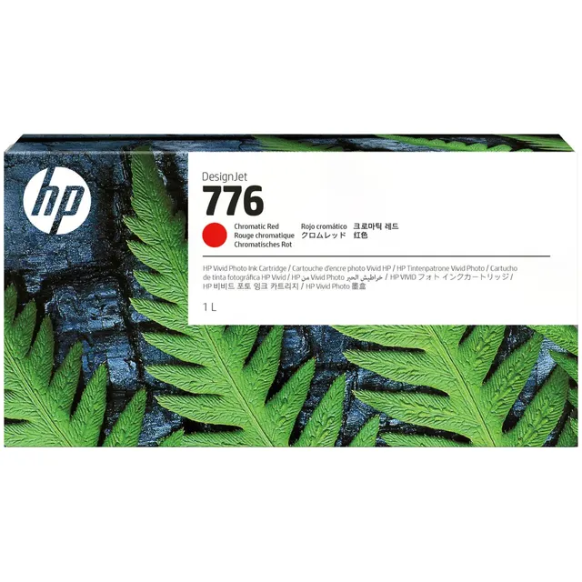 HP 776 1-liter Chromatic Red Ink Kartric (1XB10A)
