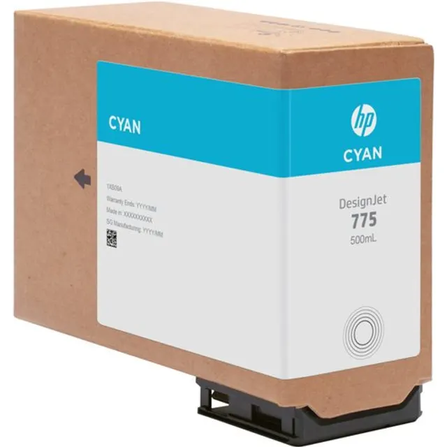 HP 775 500-ml Cyan Ink Kartric (1XB17A)