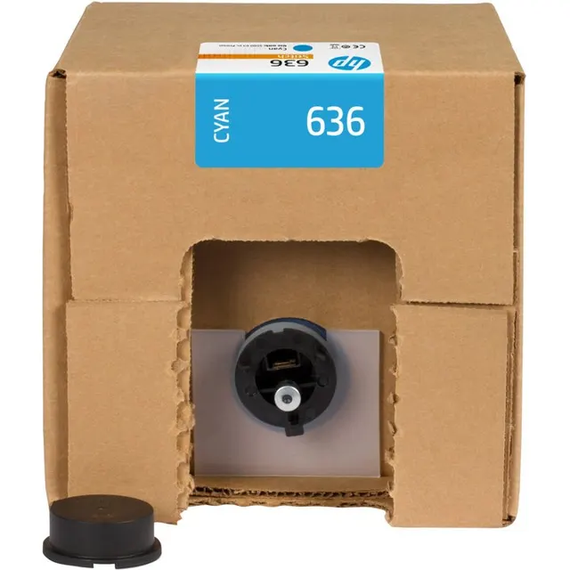HP 636 3-liter Cyan Stitch Dye Sublimation Ink Kartric (2LL58A)