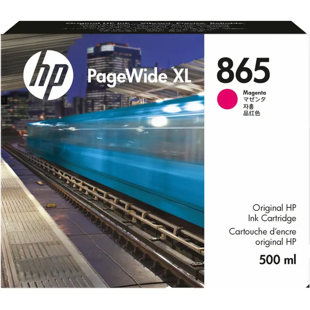 HP 865 500-ml Magenta PageWide XL Ink Kartric (3ED83A)
