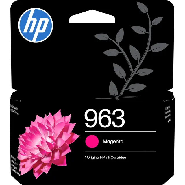 HP 963 Magenta Original Ink Kartric (3JA24AE)
