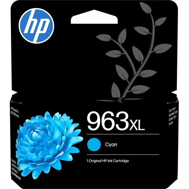 HP 963XL High Yield Cyan Original Ink Kartric (3JA27AE)