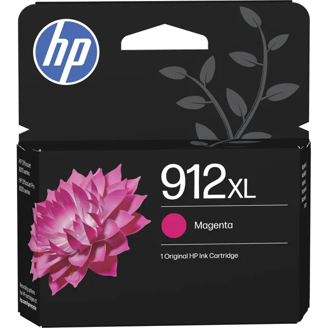 HP 912XL High Yield Magenta Original Ink Kartric (3YL82AE)