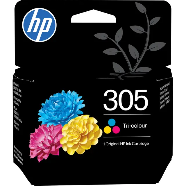 HP 305 Tri-color Original Ink Kartric (3YM60AE)