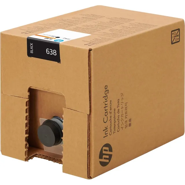 HP 638 10-liter Black Stitch Dye Sublimation Ink Kartric (4UV63A)