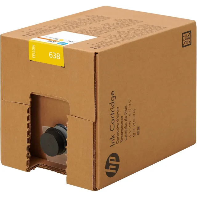HP 638 10-liter Yellow Stitch Dye Sublimation Ink Kartric (4UV66A)