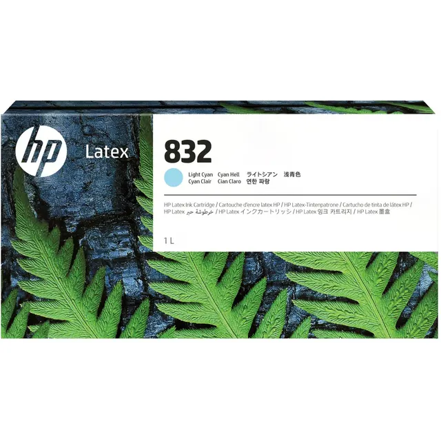 HP 832 1-liter Light Cyan Latex Ink Kartric (4UV79A)