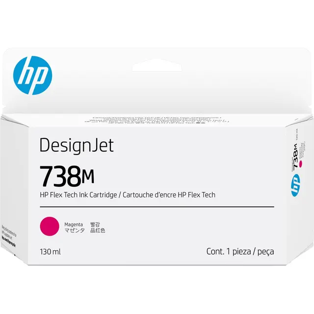 HP 738M 130 ml Magenta ink Catridge (A24VNA)
