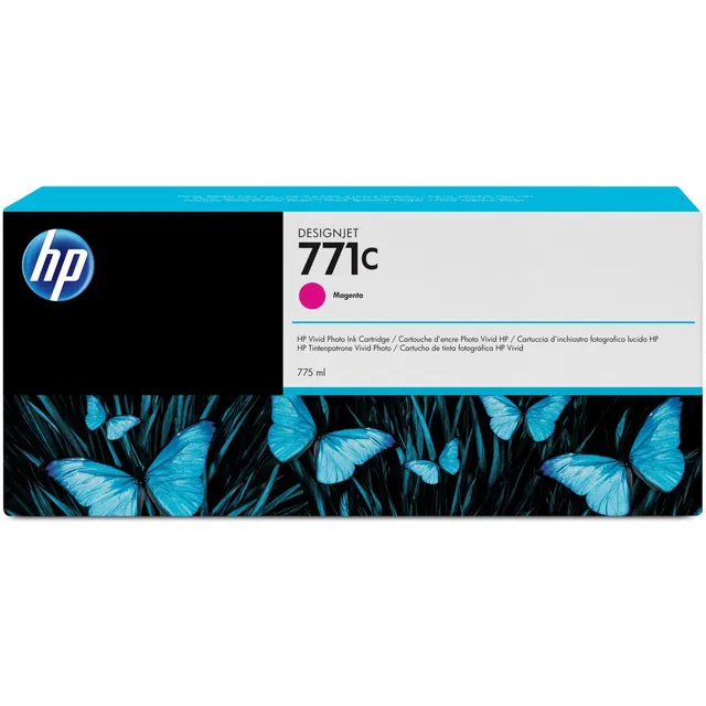 HP 771C 775-ml Magenta DesignJet Ink Kartric (B6Y09A)