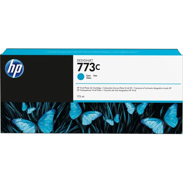 HP 773C 775-ml Cyan DesignJet Ink Kartric (C1Q42A)