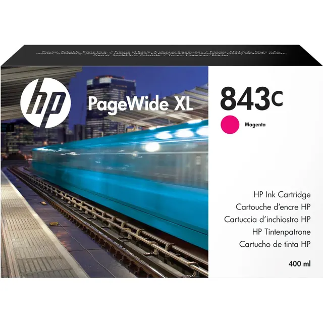HP 843C 400-ml Magenta PageWide XL Ink Kartric (C1Q67A)