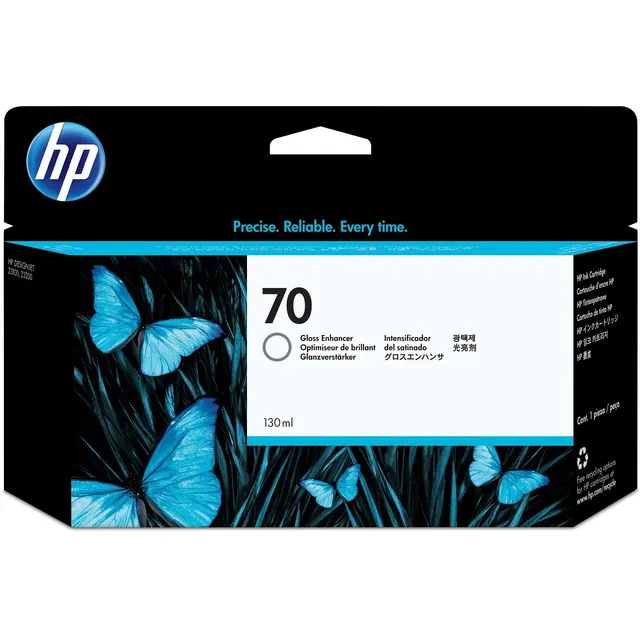 HP 70 130-ml Gloss Enhancer DesignJet Ink Kartric (C9459A)