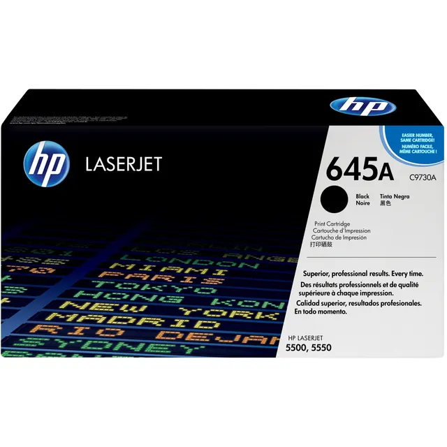 HP 645A Black Original LaserJet Toner Kartric (C9730A)