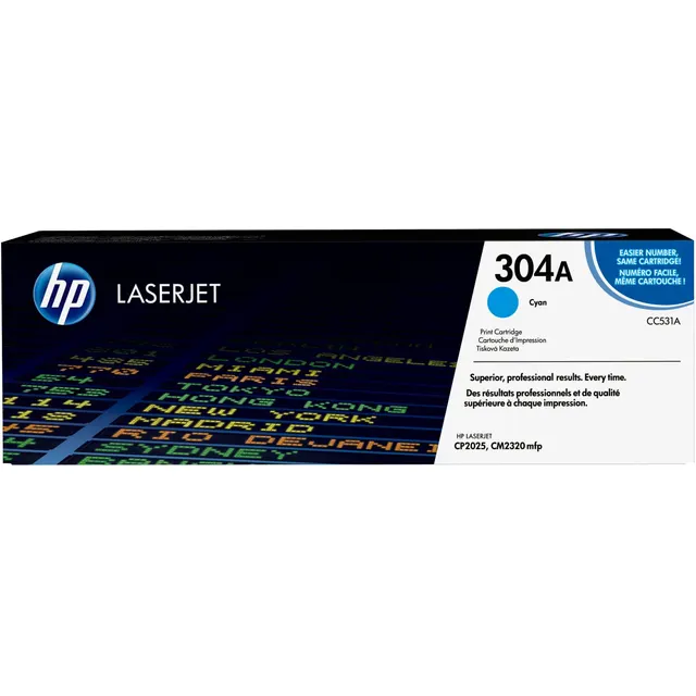 HP 304A Cyan Original LaserJet Toner Kartric (CC531A)