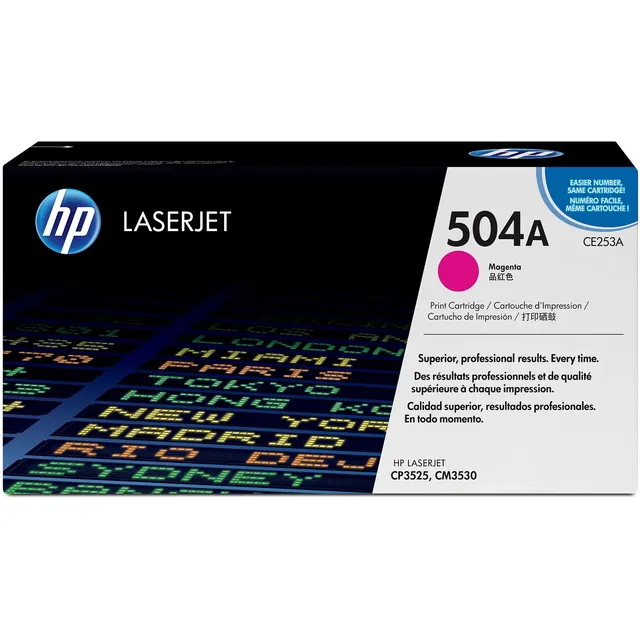 HP 504A Magenta Original LaserJet Toner Kartric (CE253A)