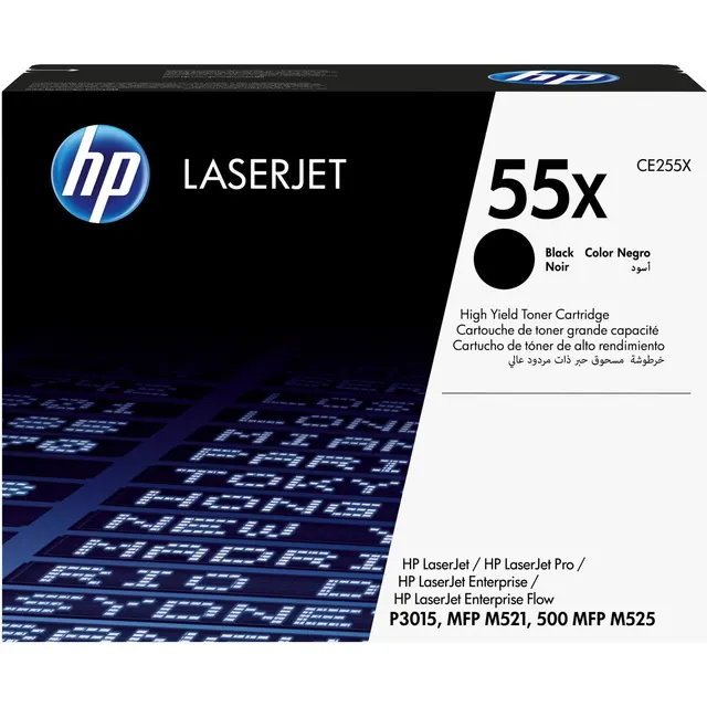 HP 55X High Yield Black Original LaserJet Toner Kartric (CE255X)