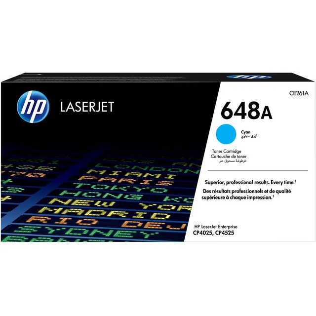 HP 648A Cyan Original LaserJet Toner Kartric (CE261A)