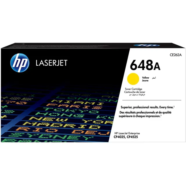 HP 648A Yellow Original LaserJet Toner Kartric (CE262A)