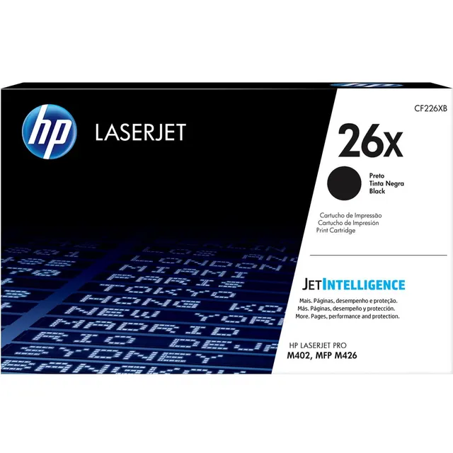 HP 26X High Yield Black Original LaserJet Toner Kartric (CF226X)