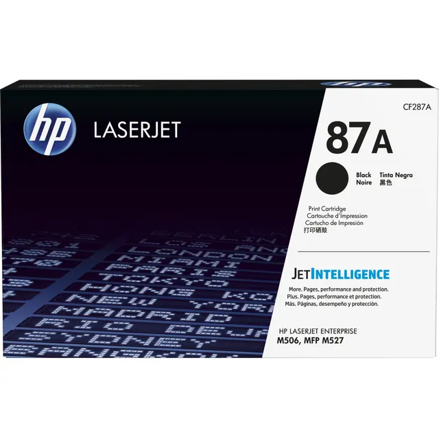HP 87A Black Original LaserJet Toner Kartric (CF287A)