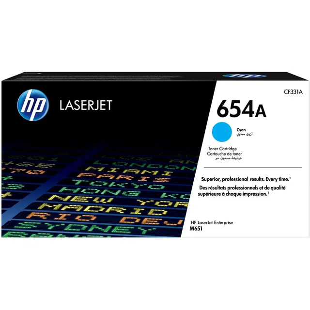 HP 654A Cyan Original LaserJet Toner Kartric (CF331A)