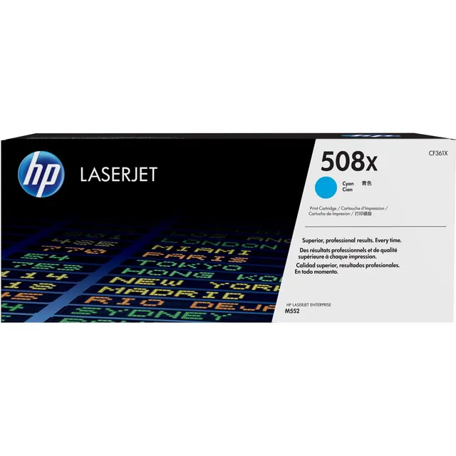 HP 508X High Yield Cyan Original LaserJet Toner Kartric (CF361X)