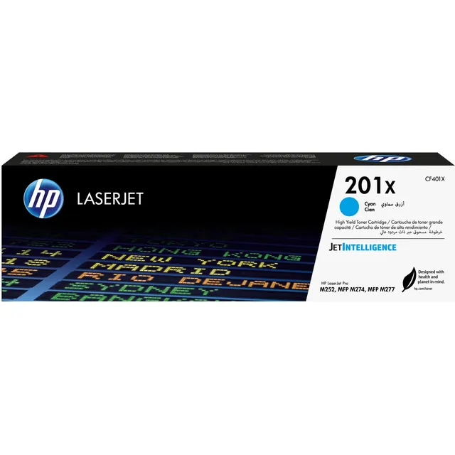 HP 201X High Yield Cyan Original LaserJet Toner Kartric (CF401X)