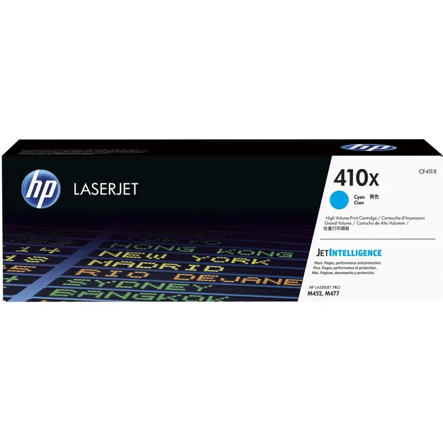 HP 410X High Yield Cyan Original LaserJet Toner Kartric (CF411X)