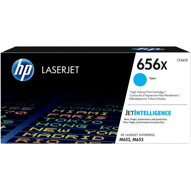 HP 656X High Yield Cyan Original LaserJet Toner Kartric (CF461X)