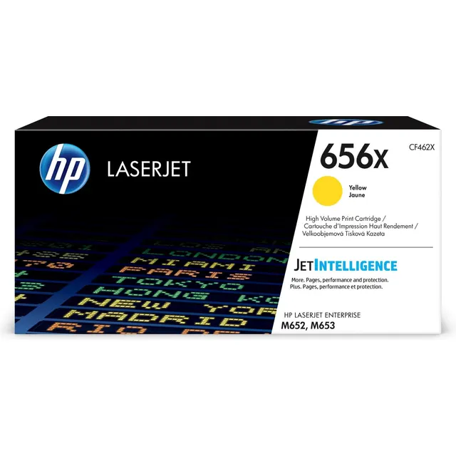 HP 656X High Yield Yellow Original LaserJet Toner Kartric (CF462X)