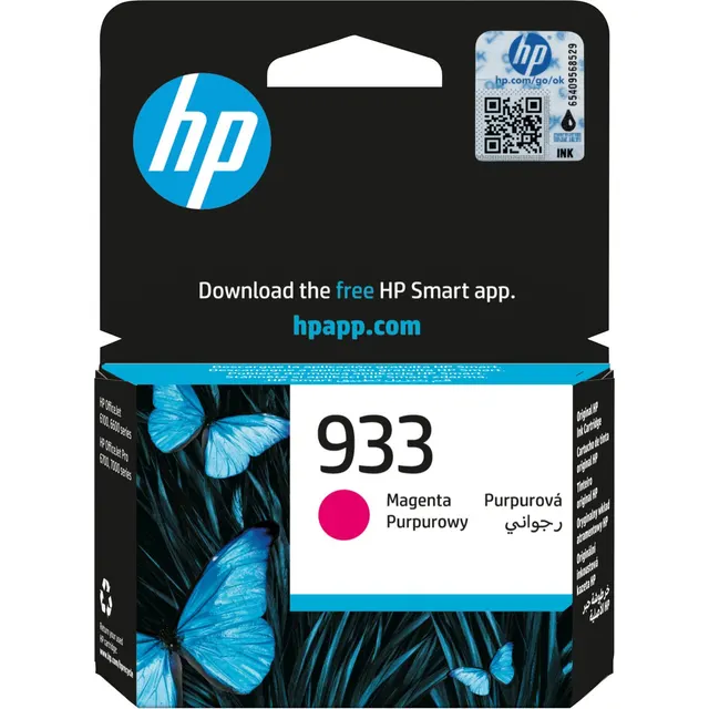 HP 933 Magenta Original Ink Kartric (CN059AE)