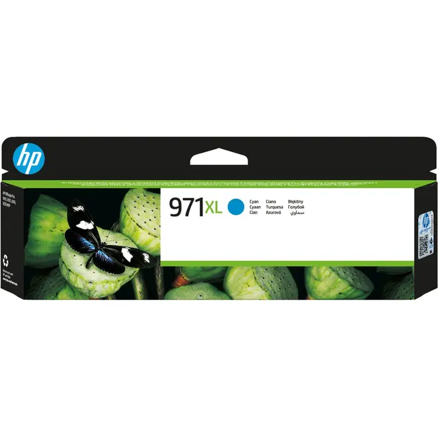 HP 971XL High Yield Cyan Original Ink Kartric (CN626AE)