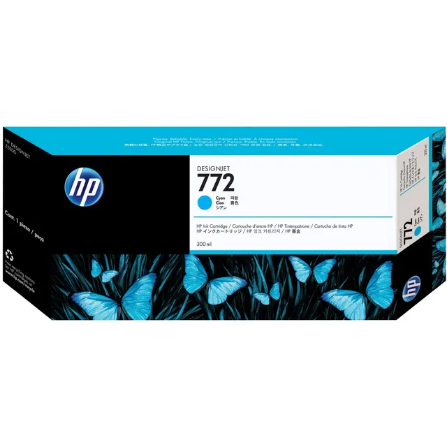 HP 772 300-ml Cyan DesignJet Ink Kartric (CN636A)