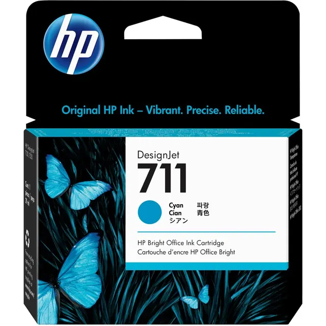 HP 711 29-ml Cyan DesignJet Ink Kartric (CZ130A)