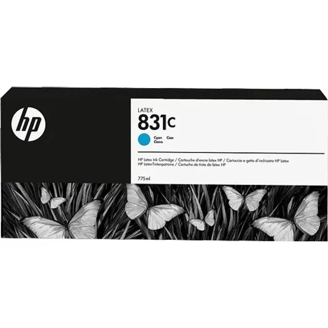 HP 831C 775-ml Cyan Latex Ink Kartric (CZ695A)