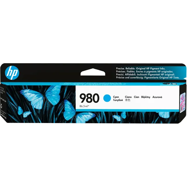 HP 980 Cyan Original Ink Kartric (D8J07A)