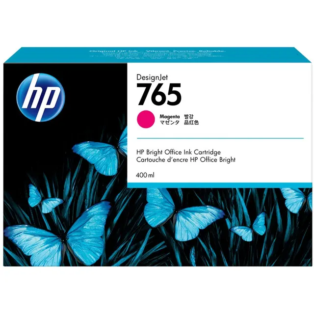 HP 765 400-ml Magenta DesignJet Ink Kartric (F9J51A)