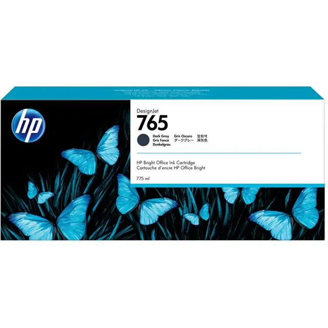 HP 765 775-ml Dark Gray DesignJet Ink Kartric (F9J54A)