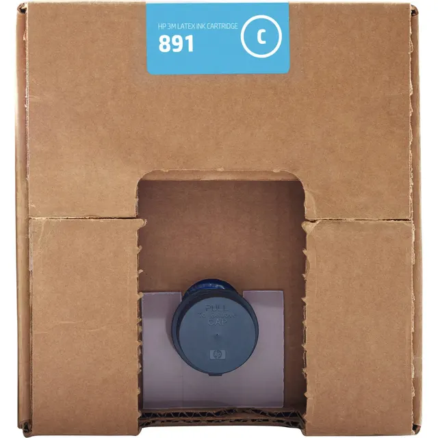 HP 3M 891 10-liter Cyan Latex Ink Kartric (G0Y72A)