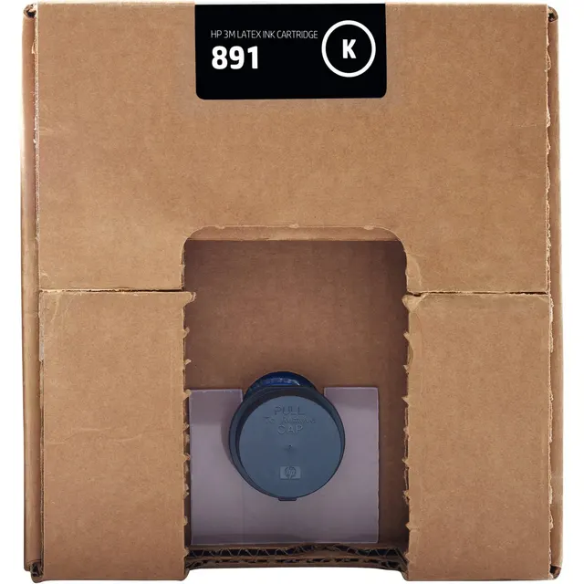 HP 3M 891 10-liter Black Latex Ink Kartric (G0Y75A)