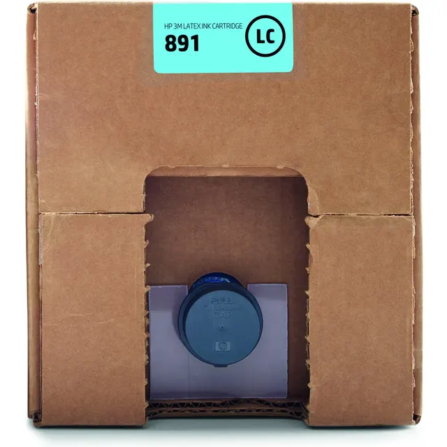 HP 3M 891 10-liter Light Cyan Latex Ink Kartric (G0Y76A)