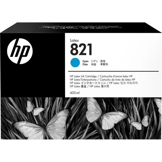 HP 821 400-ml Cyan Latex Ink Kartric (G0Y86A)
