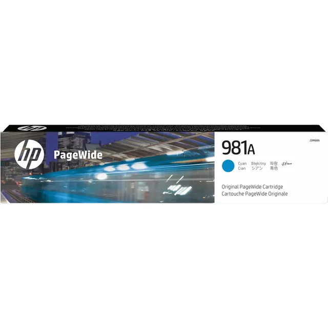 HP 981A Cyan Original PageWide Kartric (J3M68A)