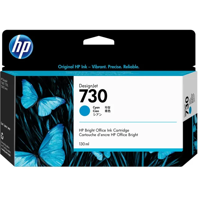 HP 730 130-ml Cyan DesignJet Ink Kartric (P2V62A)