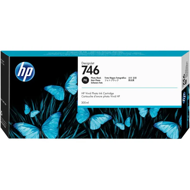 HP 746 300-ml Photo Black DesignJet Ink Kartric (P2V82A)