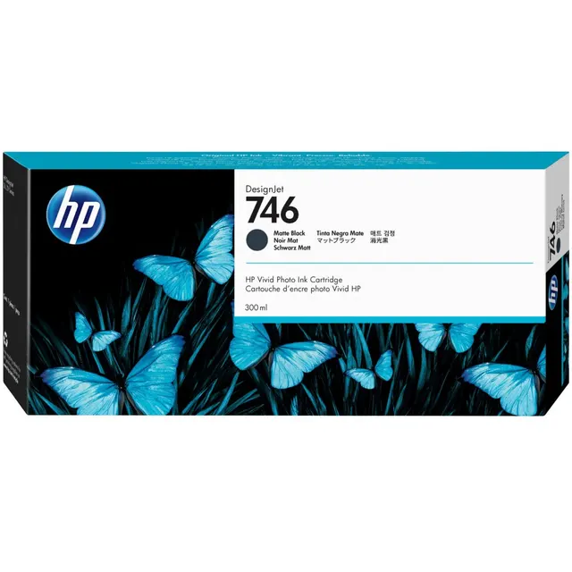 HP 746 300-ml Matte Black DesignJet Ink Kartric (P2V83A)