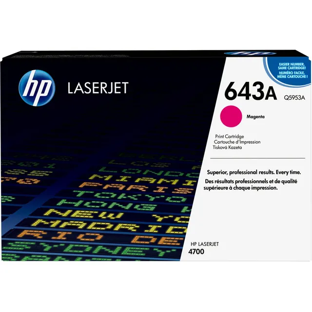 HP 643A Magenta Original LaserJet Toner Kartric (Q5953A)