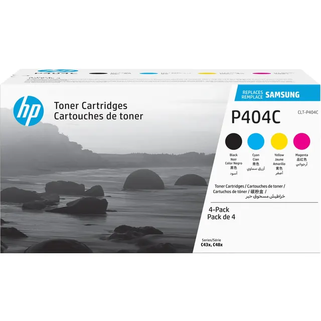 Samsung CLT-P404C 4-pack Black/Cyan/Magenta/Yellow Toner Kartric (SU365A)