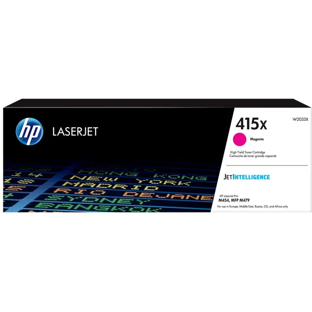 HP 415X High Yield Magenta Original LaserJet Toner Kartric (W2033X)