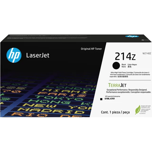 HP 214Z Black Original LaserJet Toner Kartric (W2140Z)